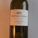 Chateau Cazeau cuvée Prestige Bordeau 2010