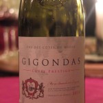 Gigondas cuvée prestige Cote du Rhone 2011